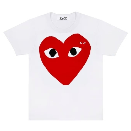 PLAY プレイコムデギャルソン 半袖Tシャツ サイズ:S "T-SHIRT RED EMBLEM RED HEART 25SS/AD2024/AX-T108   ブラック レディース / 240001173614 楽天市場】PLAY プレイコムデギャルソン 半袖Tシャツ サイズ:S 