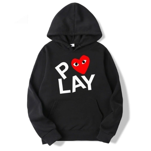 【PLAY COMME des GARCONS】BLK Heart hoodie Comme Des Garcons Play Heart Hoodie Black - Official Store