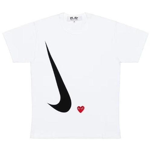 Comme des Garcons PLAY x Nike White T-shirt - Official CDG Store